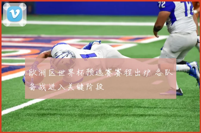 欧洲区世界杯预选赛赛程出炉 各队备战进入关键阶段